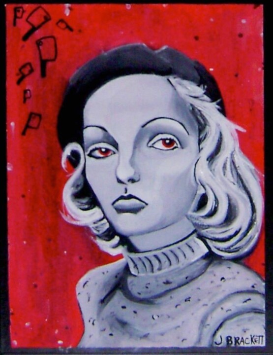 Pintura titulada "MURDER MIND 2" por Kreatures And Kreeps, Obra de arte original, Acrílico