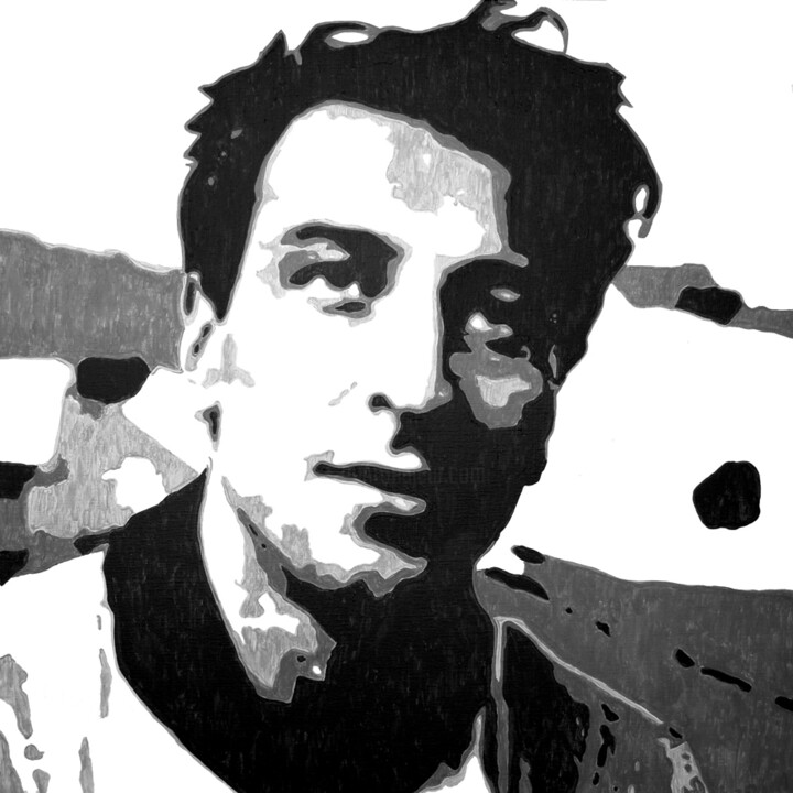 Peinture intitulée "Nicolas de Stael" par Jima, Œuvre d'art originale, Acrylique
