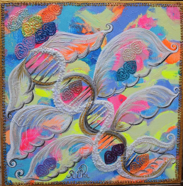 绘画,  19.7x19.7 in 