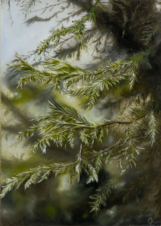 绘画,  18.1x13 in 