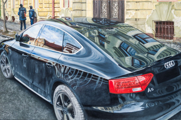 Wash me! 绘画, 31.5x47.2 in