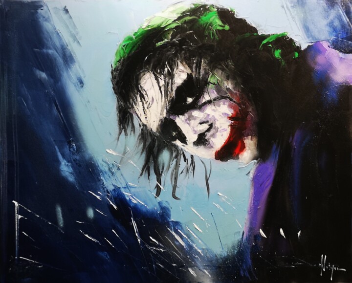 Joker 绘画, 25.6x31.9 in