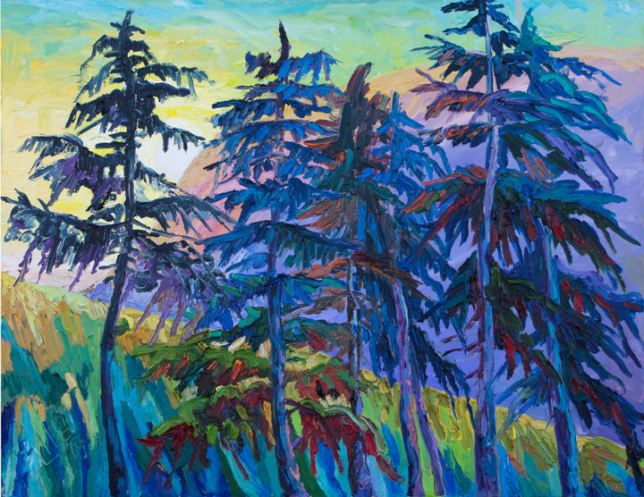 Sunrise Painting, 19.7x23.6 in