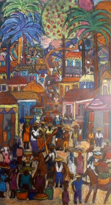 Fèt Chanpèt 绘画, 15.8x9.8 in