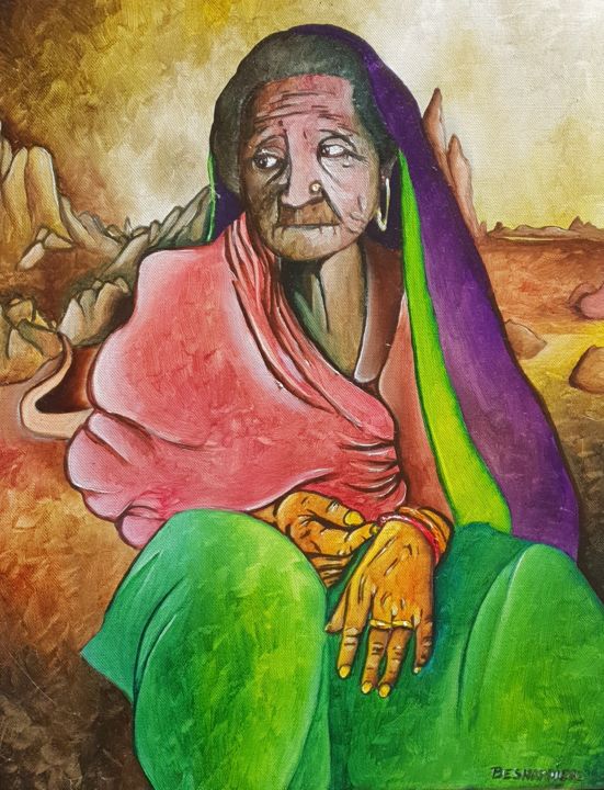 Shandrika 绘画, 19.7x15.8 in