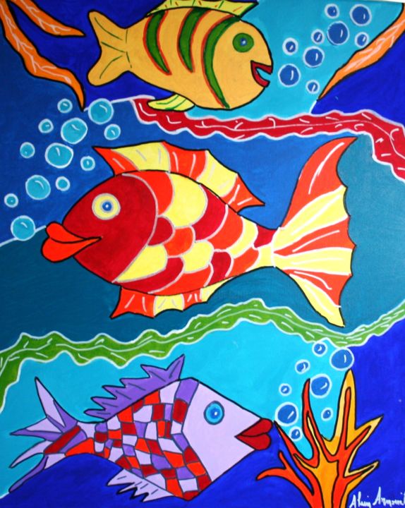 BUBULLE 绘画, 28.7x23.6 in