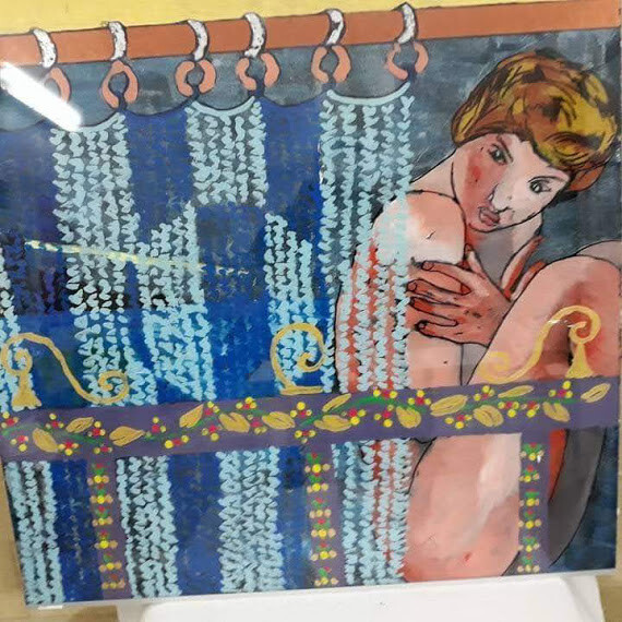 "Ricordi" başlıklı Tablo Antonio Pignatelli tarafından, Orijinal sanat, Pigmentler Ahşap panel üzerine monte edilmiş