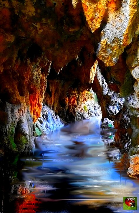 La grotte inondée