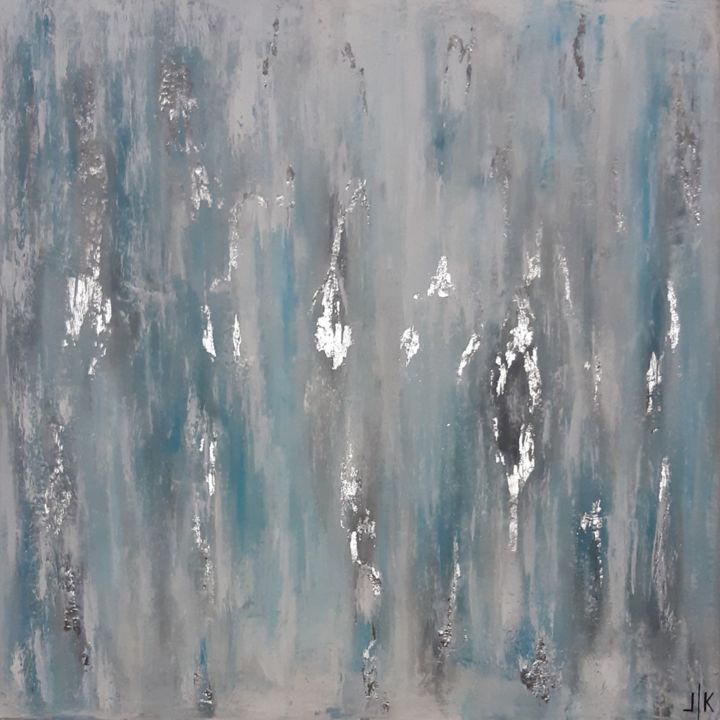 Malerei mit dem Titel "WINTER" von Lilla Kuzma, Original-Kunstwerk, Acryl