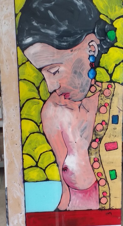 "Invito" başlıklı Tablo Antonio Pignatelli tarafından, Orijinal sanat, Pigmentler