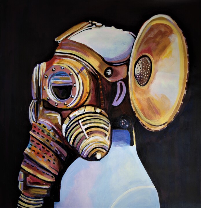 绘画,  27.6x27 in 