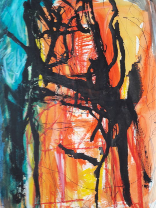Vitrail 绘画, 15.8x7.9 in