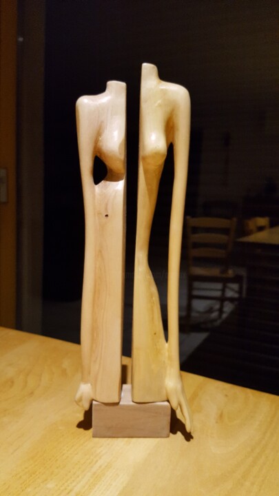 Scultura intitolato "Evolutions" da Max Bernard, Opera d'arte originale, Legno