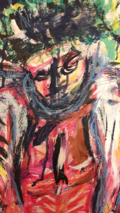 Jim 44 绘画, 16.1x9.5 in