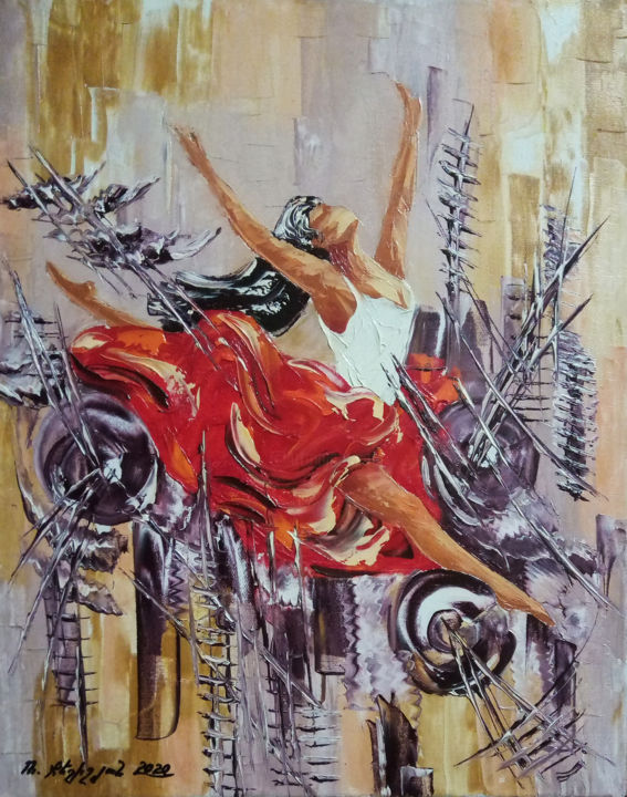 Ecstasy series-4 (40x50cm, oil painting, ready to hang) 绘画, 19.7x15.8 in