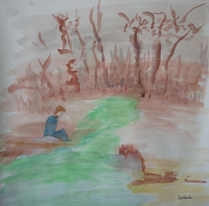 Décembre 2020 绘画, 18.5x18.5 in