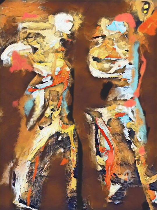 Digital Arts titled "Get Up Stand Up" by Andrew Walaszek, Original Artwork, Digital Painting