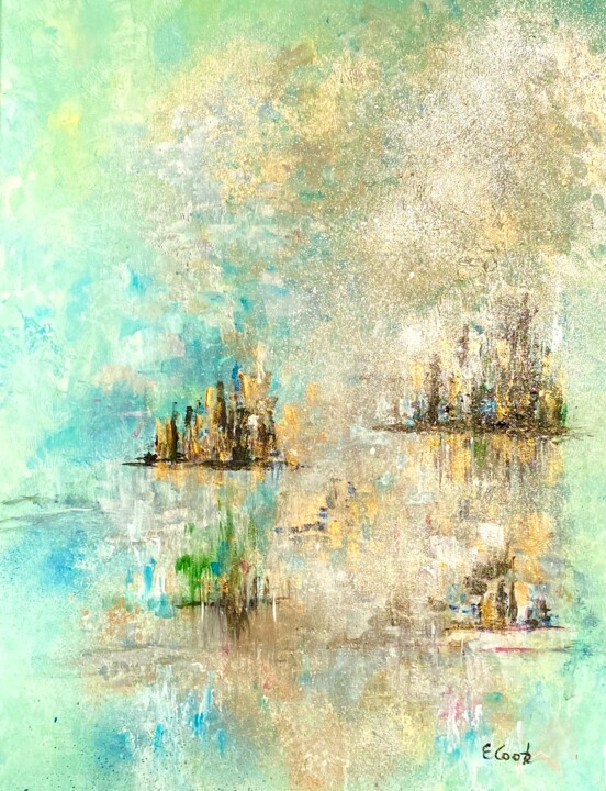 Peinture intitulée "Journey into my Inn…" par Elisa Cook Benbassat Bassat, Œuvre d'art originale, Acrylique