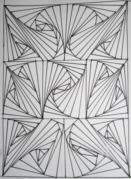 Drawing titled "C4 ink drawing" by Allosiette, Original Artwork, Marker