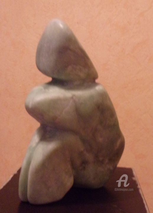 La Femme Assise 雕塑, 7.1x5.1 in