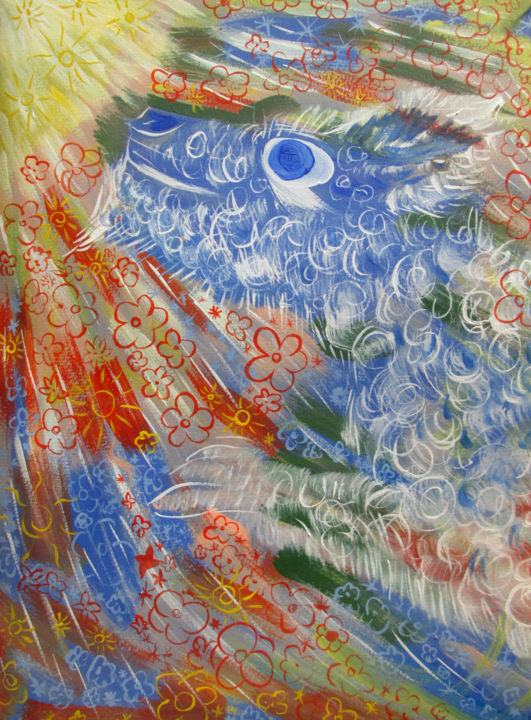 "Hourglass - Part II…" başlıklı Tablo Bachi Jincharadze tarafından, Orijinal sanat, Petrol