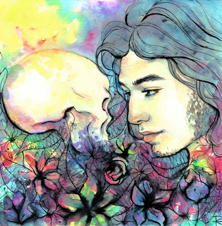LUST 4 LIFE 绘画, 8.7x8.7 in
