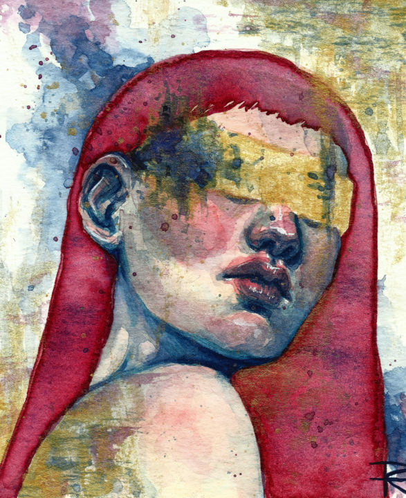 绘画,  6x4.5 in 