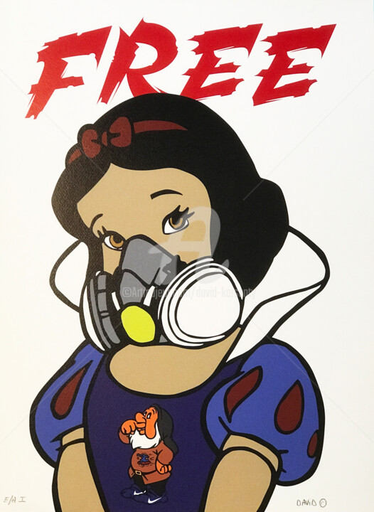Blanche free Rouge 印花与版画, 27.6x19.7 in