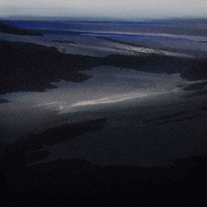绘画 标题为“Janubio 3 (60x60cm)” 由Ildefonso Aguilar, 原创艺术品, 颜料