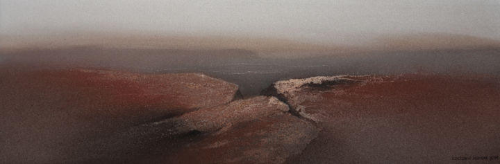 Malerei mit dem Titel "La Memoria del vien…" von Ildefonso Aguilar, Original-Kunstwerk, Pigmente