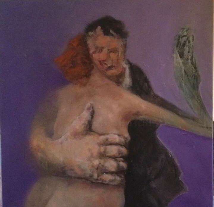couple de danseurs 绘画, 31.5x31.5 in