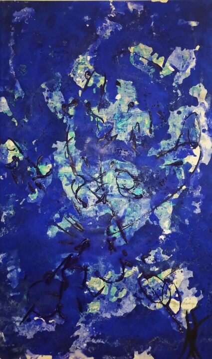 Forces de vie 绘画, 59.1x35.4 in