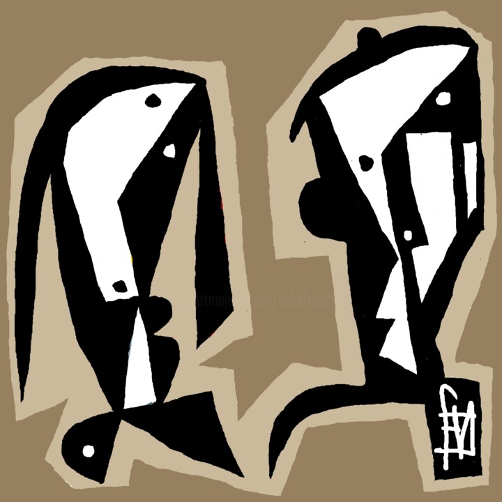 couple Basque 数字艺术
