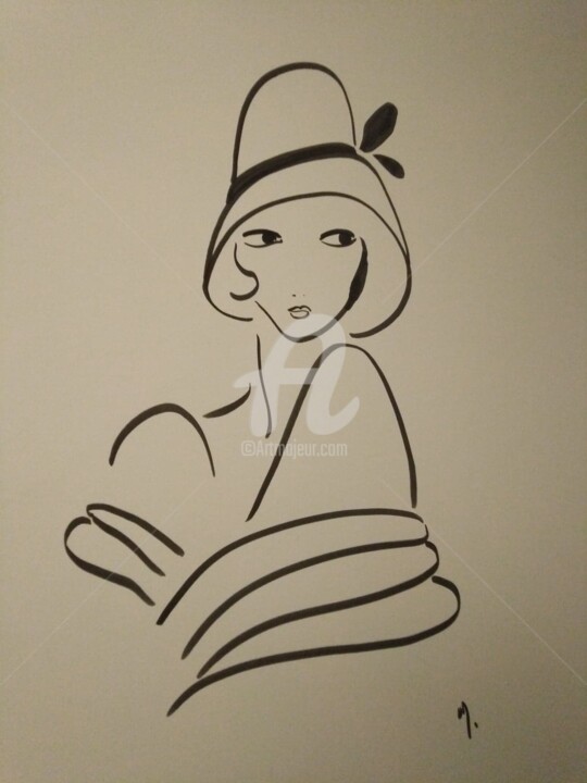 Madame de 图画, 25.6x19.7 in