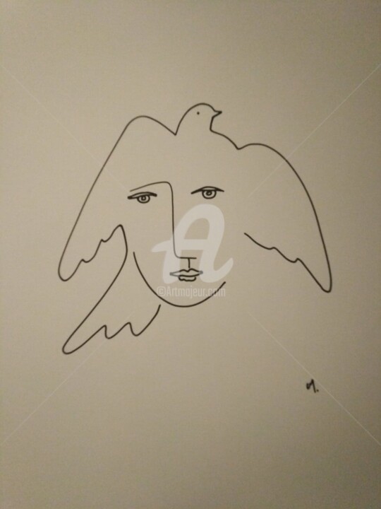 Paix Drawing, 25.6x19.7 in