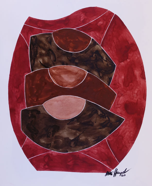 Ohne Titel 88 绘画, 23.6x19.7 in