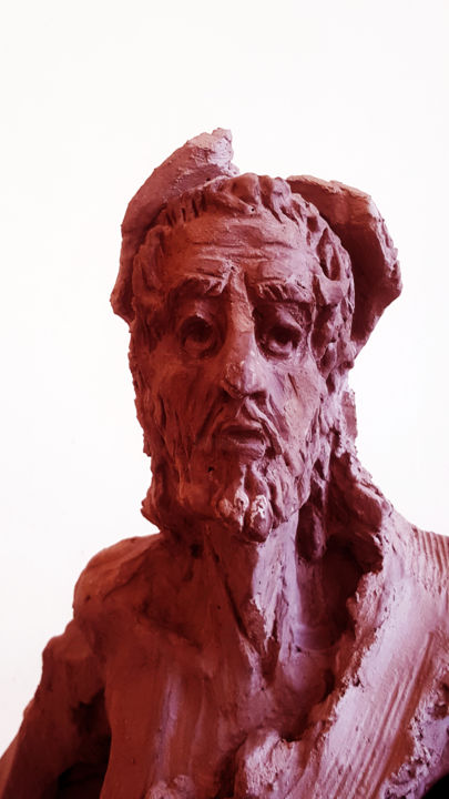 " L'ARRIVÉE D'EMMANUEL " à Rmeich - SUD LIBAN - Dossier II 雕塑, 33.5x17.7 in