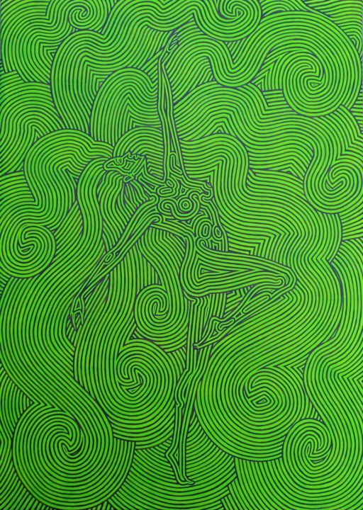 绘画,  27.6x19.7 in 