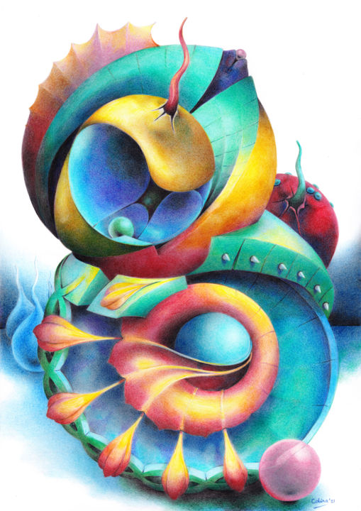 A Turn-Up 图画, 16.5x11.7 in