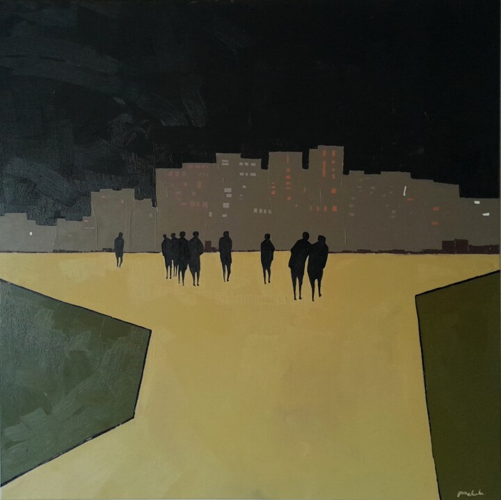 Painting,  35.4x35.4 in 