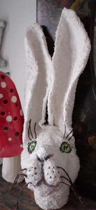 Trophée du lapin 雕塑, 17.7x6.7 in