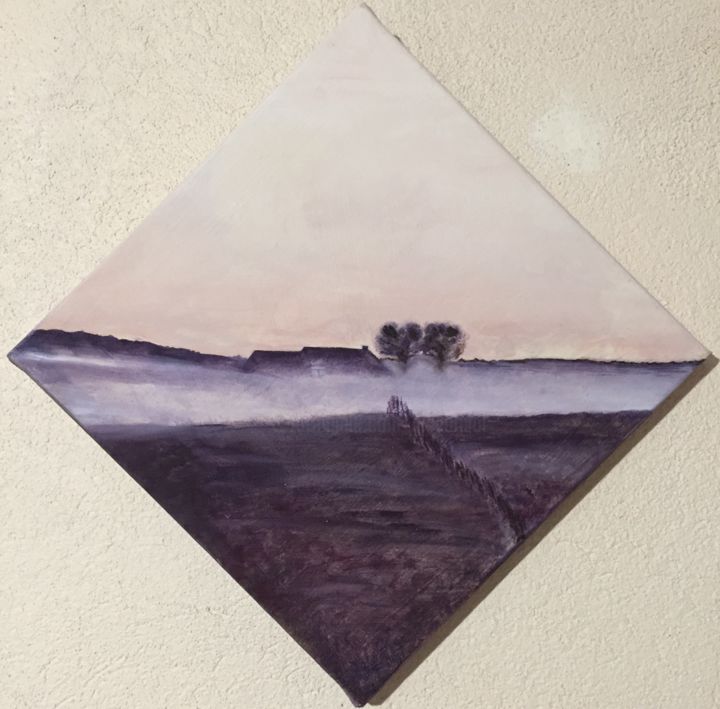 Buron de Caméjane - Aubrac 绘画, 11.8x11.8 in
