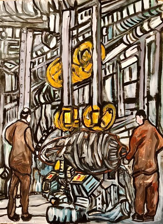 绘画,  27.6x19.7 in 
