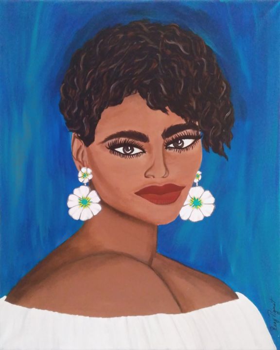 "Métisse" başlıklı Tablo Rosy Pignot tarafından, Orijinal sanat, Akrilik