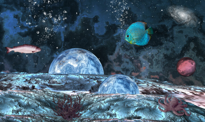 Exoplanet 数字艺术
