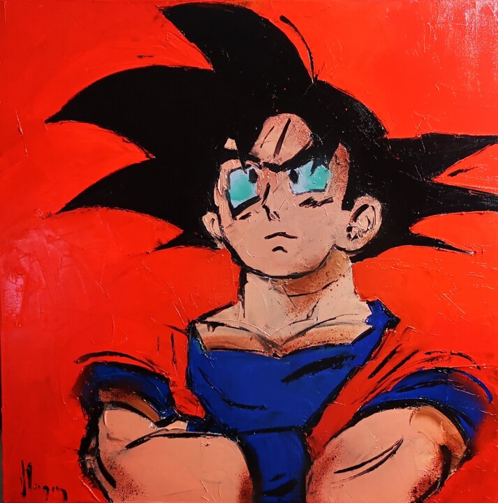dragon ball 绘画, 23.6x23.6 in