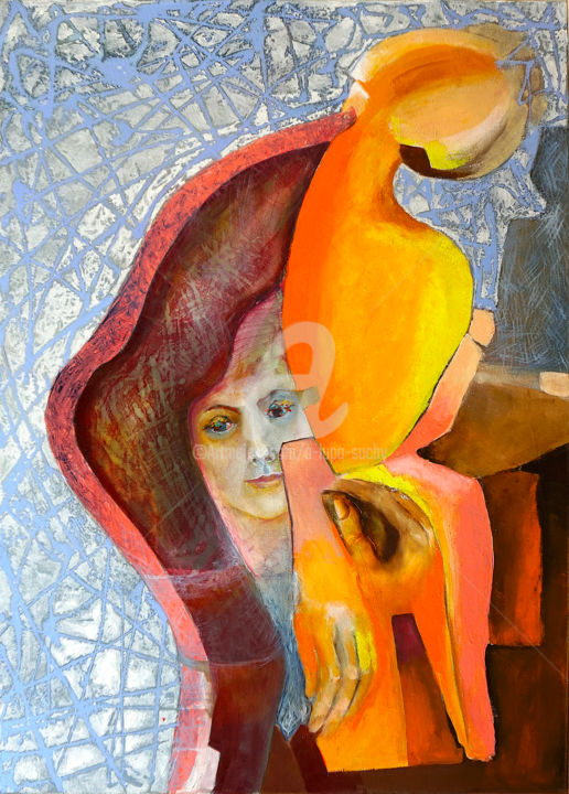 绘画,  27.6x19.7 in 
