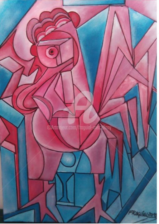 GALO FRANCÊS 绘画, 27.6x19.7 in