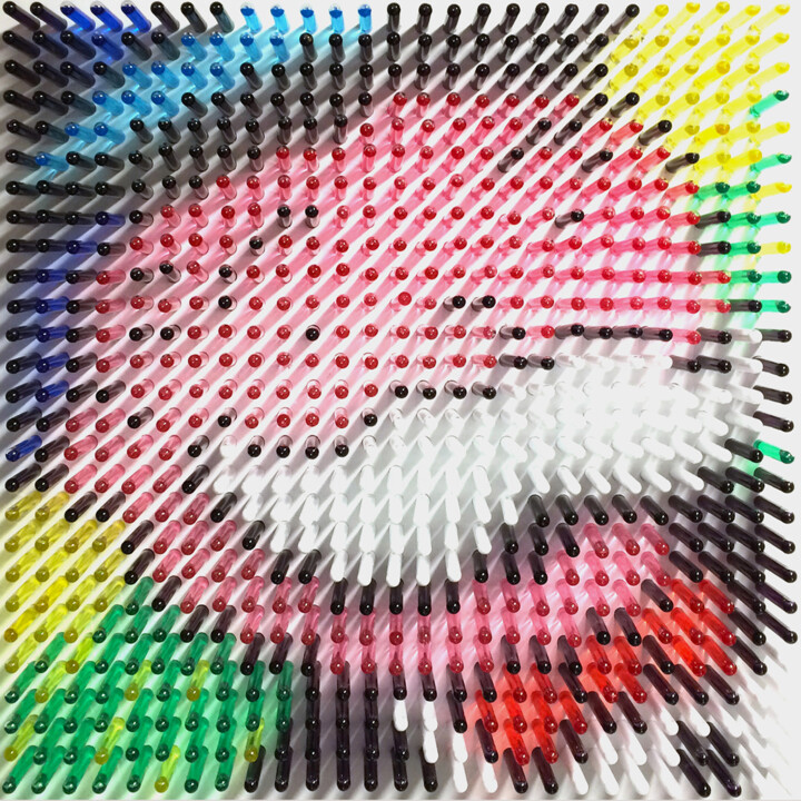 MONOPOLE 雕塑, 27.6x27.6 in