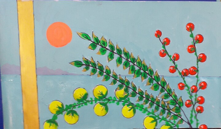 "Primavera" başlıklı Tablo Antonio Pignatelli tarafından, Orijinal sanat, Akrilik